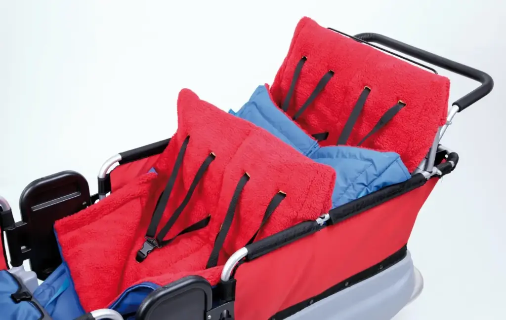 Fußsack für Turtle Kinderbus für 2 Kinder